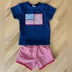 4t American flag set boys